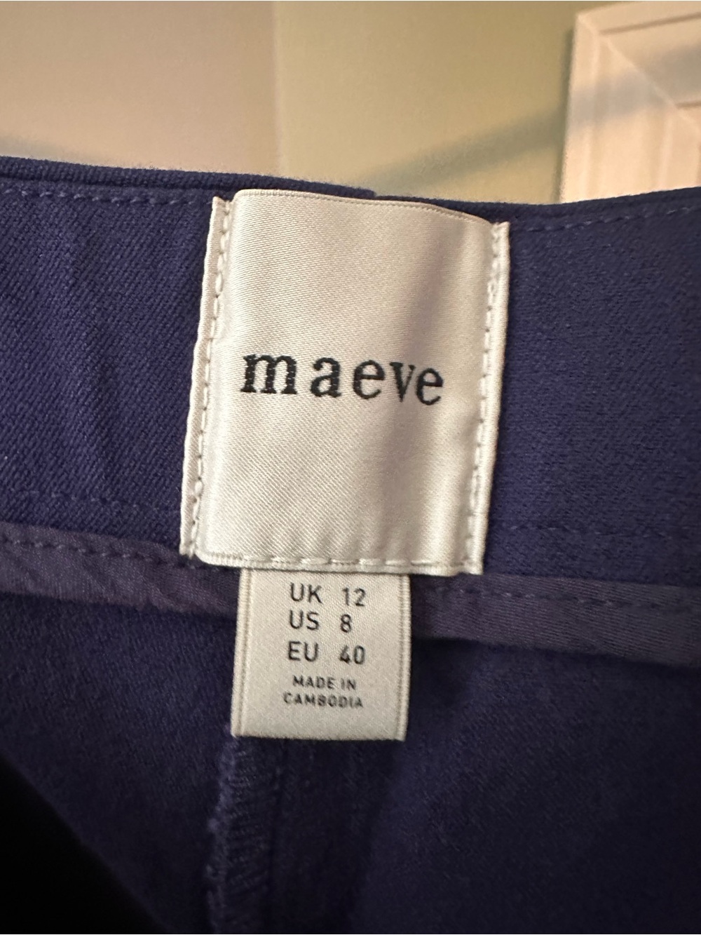 💙 Anthropologie- Maeve Zippered Micro Shorts - Picture 6 of 7